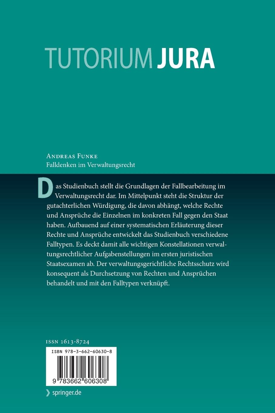 Rückseitencover Falldenken im Verwaltungsrecht