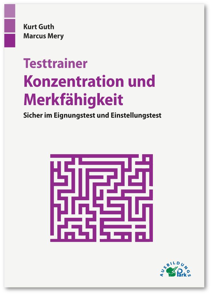 Vorderes Coverbild Testtrainer Konzentration und Merkfähigkeit