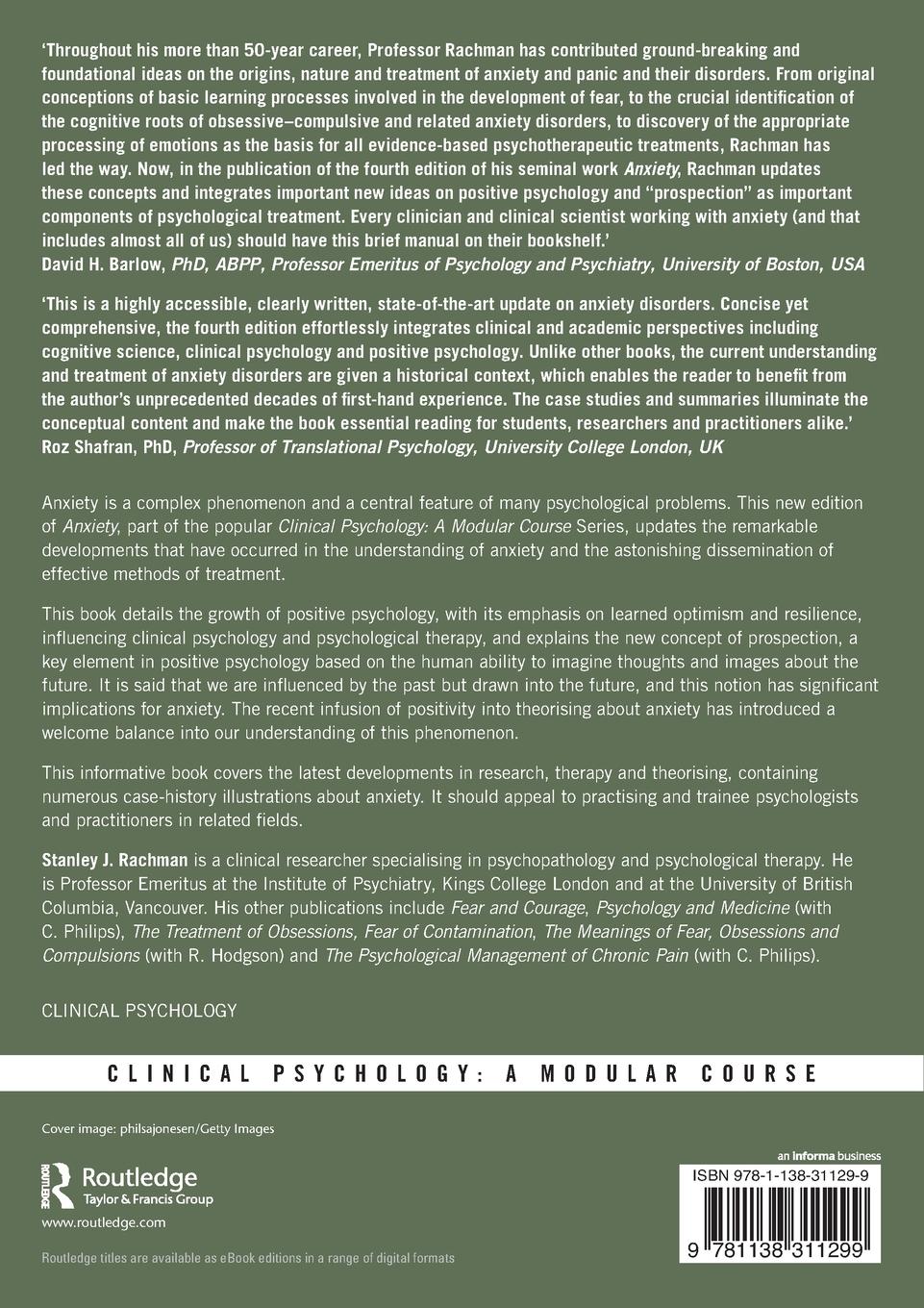 Rückseitencover Anxiety