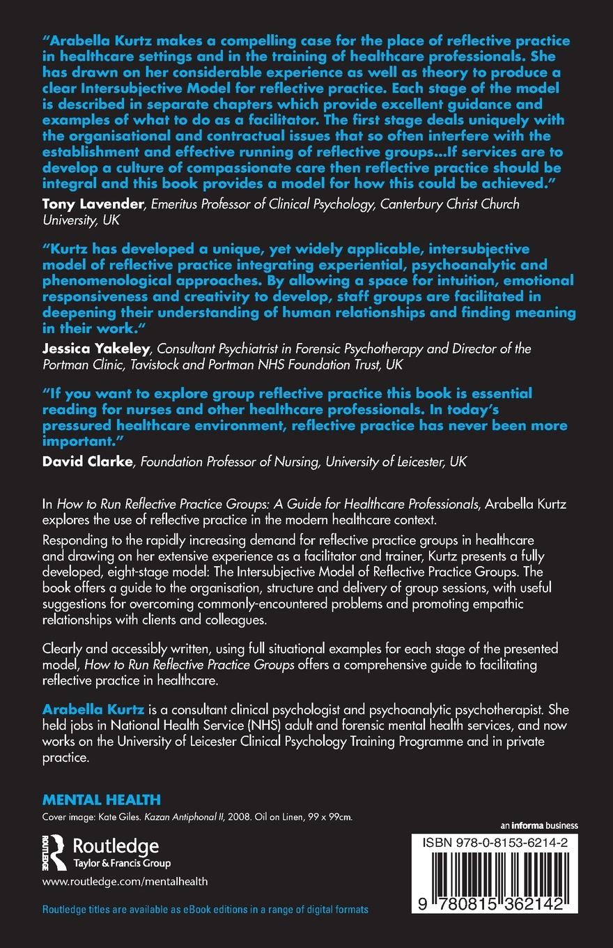 Rückseitencover How to Run Reflective Practice Groups