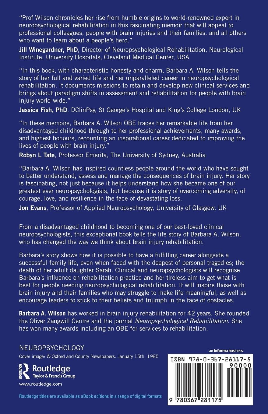 Rückseitencover The Story of a Clinical Neuropsychologist