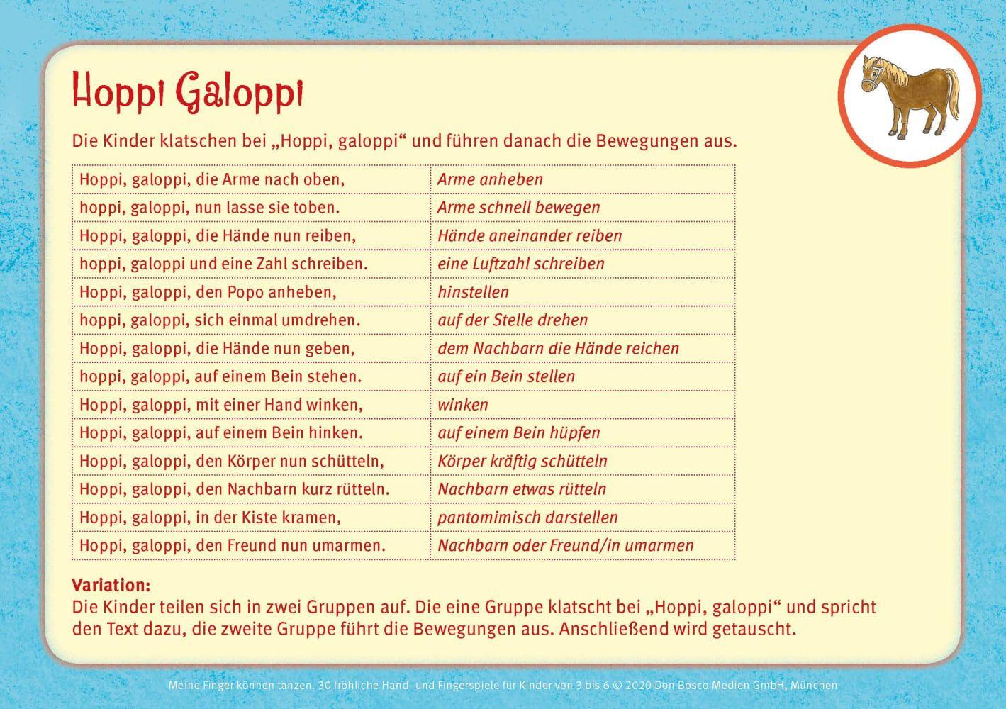 Beispielinhalt (Bild) Meine Finger können tanzen