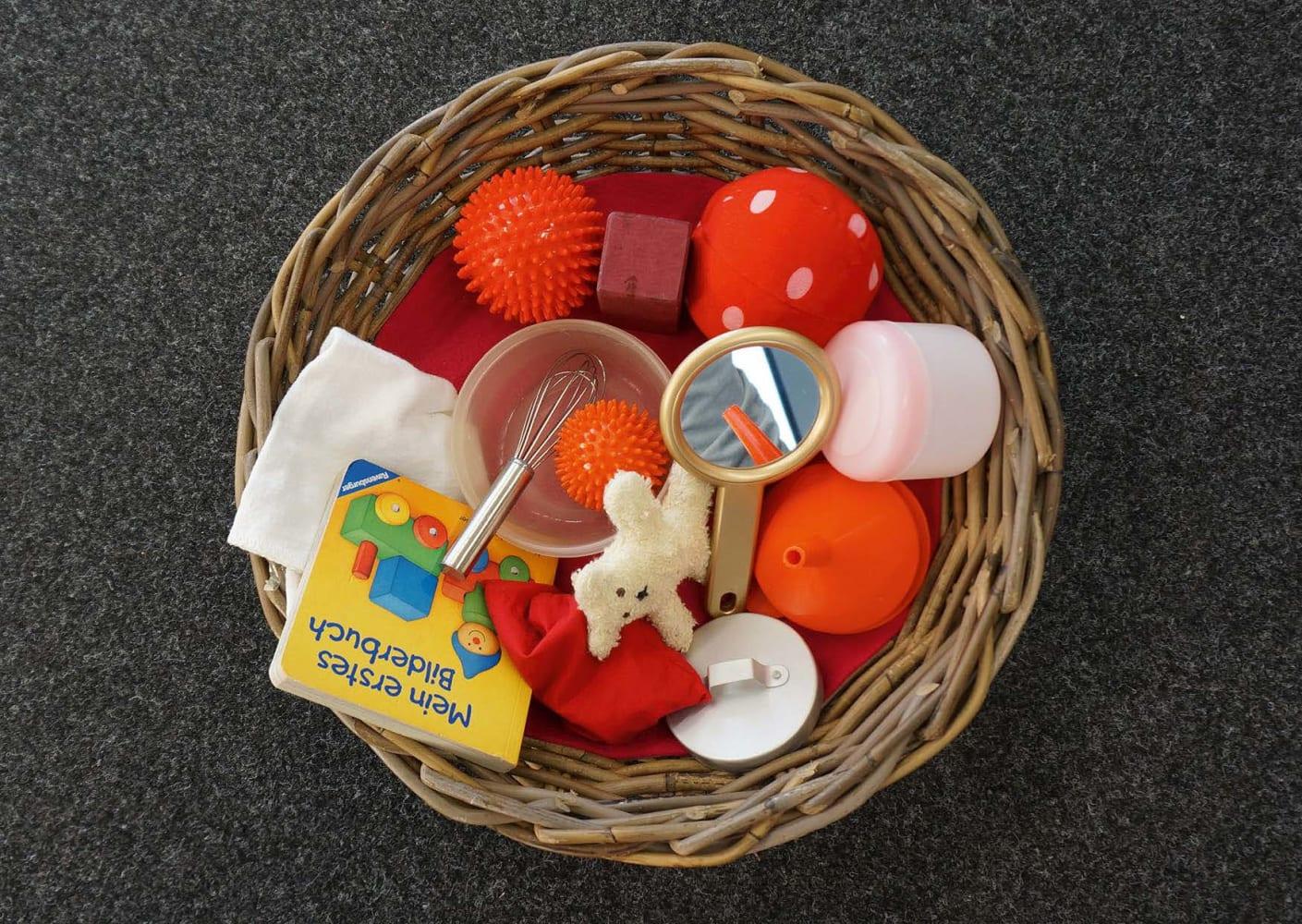 Beispielinhalt (Bild) Begrüßung und Abschied in der Kita