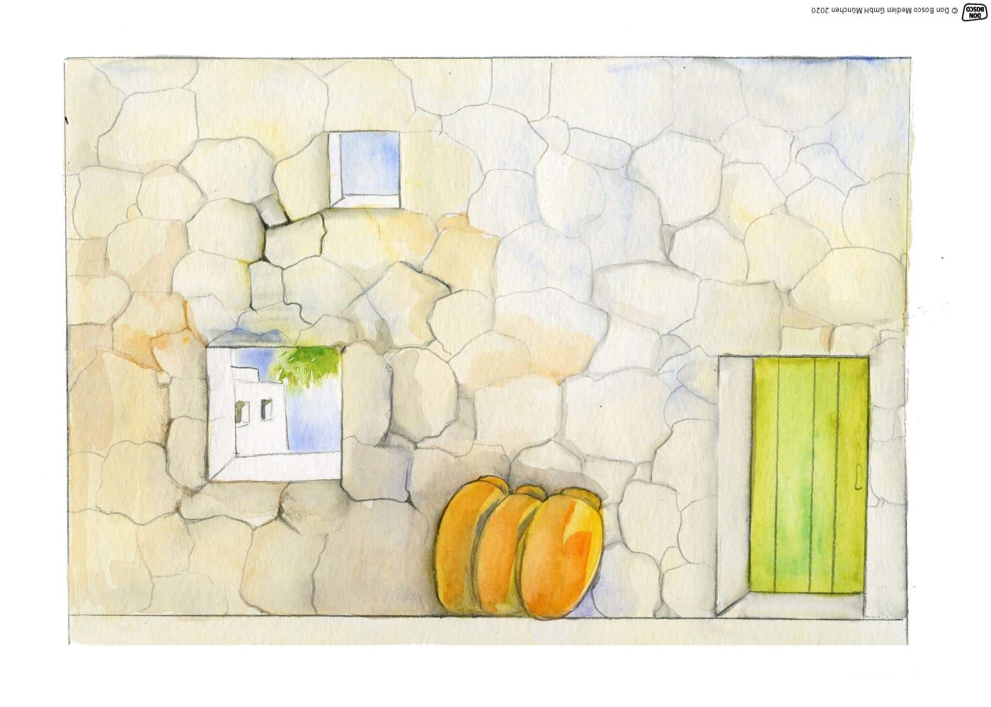 Beispielinhalt (Bild) Auf dem Weg nach Emmaus.