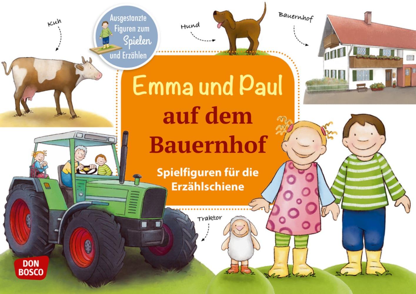 Vorderes Coverbild Emma und Paul auf dem Bauernhof.