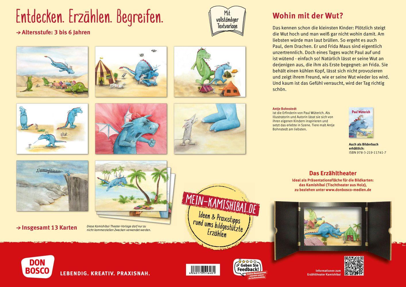 Beispielinhalt (Bild) Paul Wüterich. Kamishibai Bildkartenset