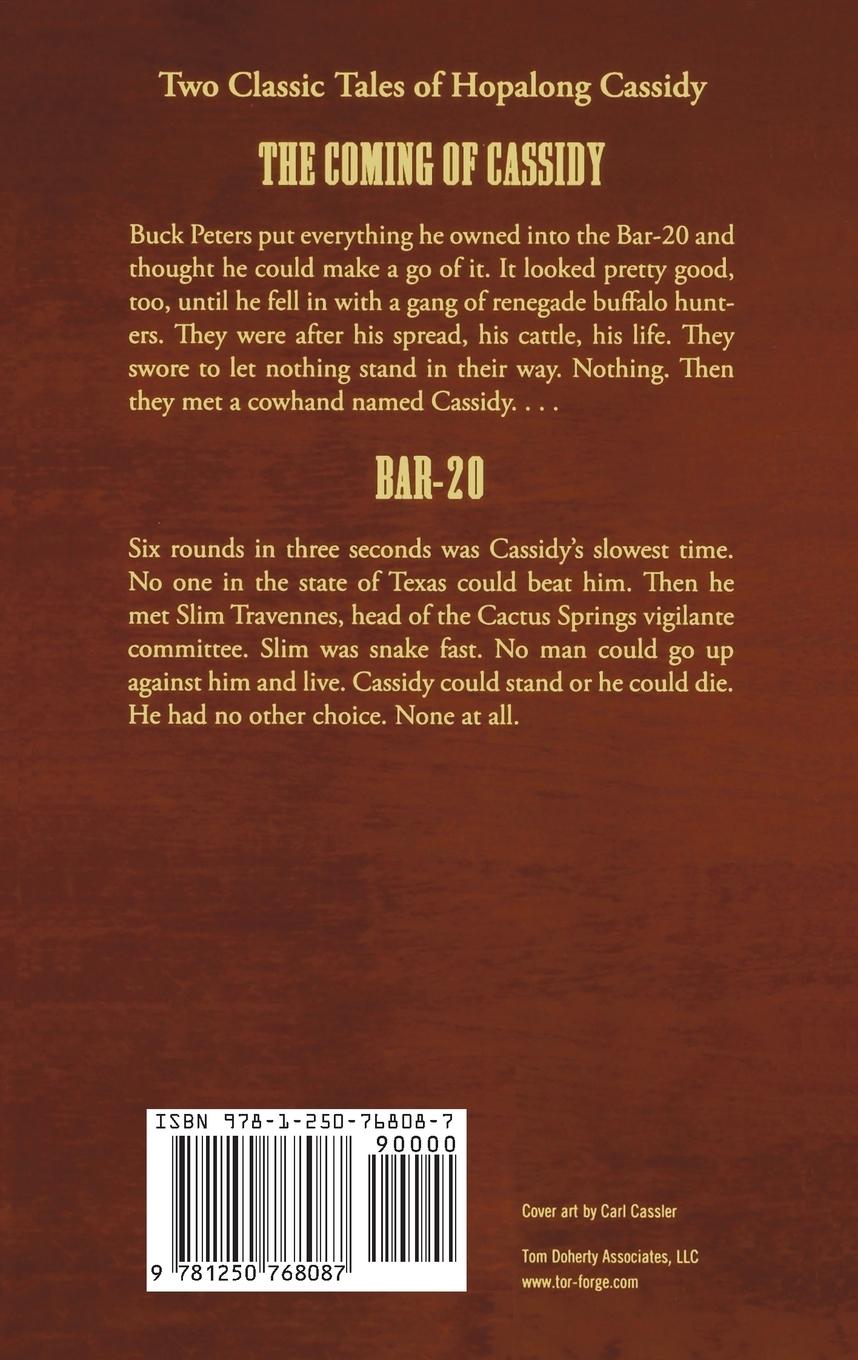 Rückseitencover Coming of Cassidy and Bar-20