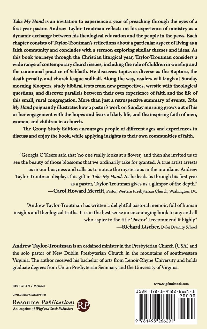 Rückseitencover Take My Hand