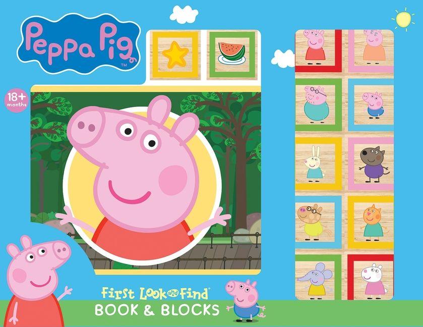 Vorderes Coverbild Peppa Pig: First Look and Find Book & Blocks