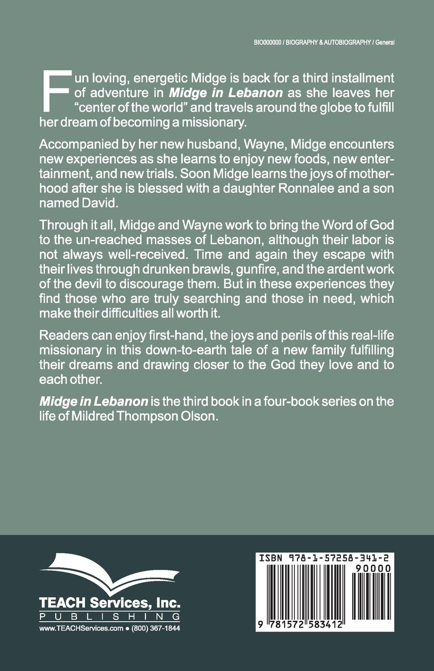 Rückseitencover Midge in Lebanon