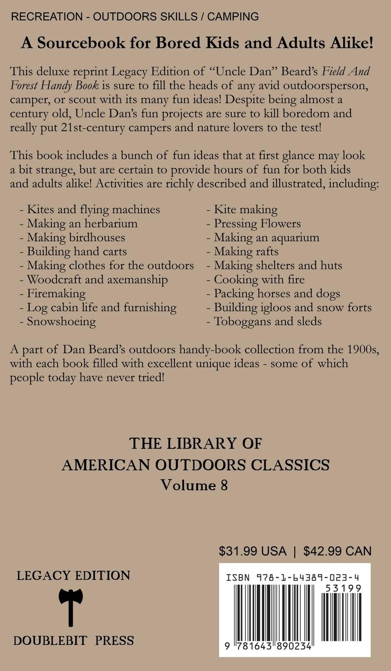 Rückseitencover The Field And Forest Handy Book Legacy Edition