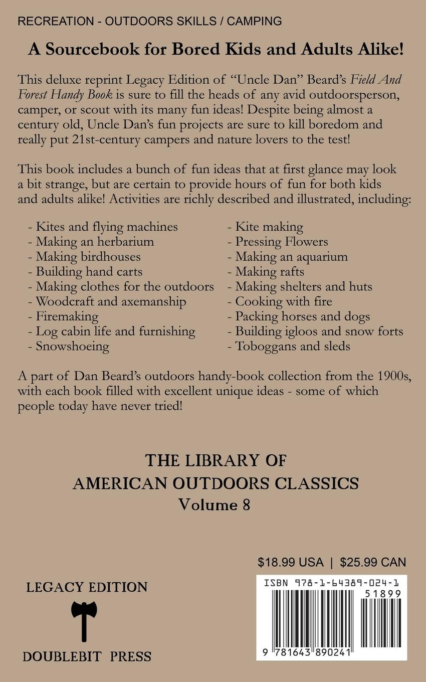Rückseitencover The Field And Forest Handy Book Legacy Edition