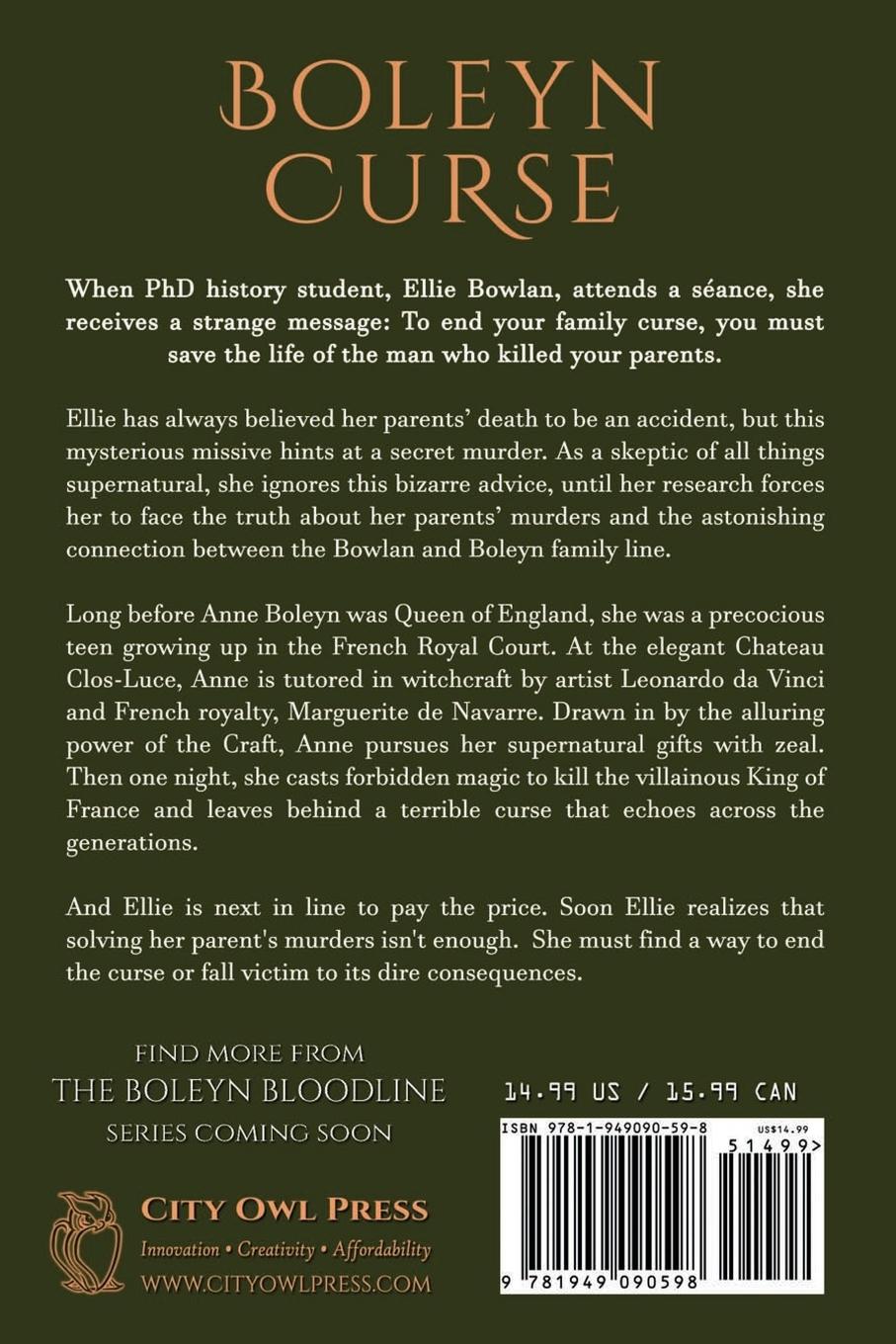 Rückseitencover Boleyn Curse