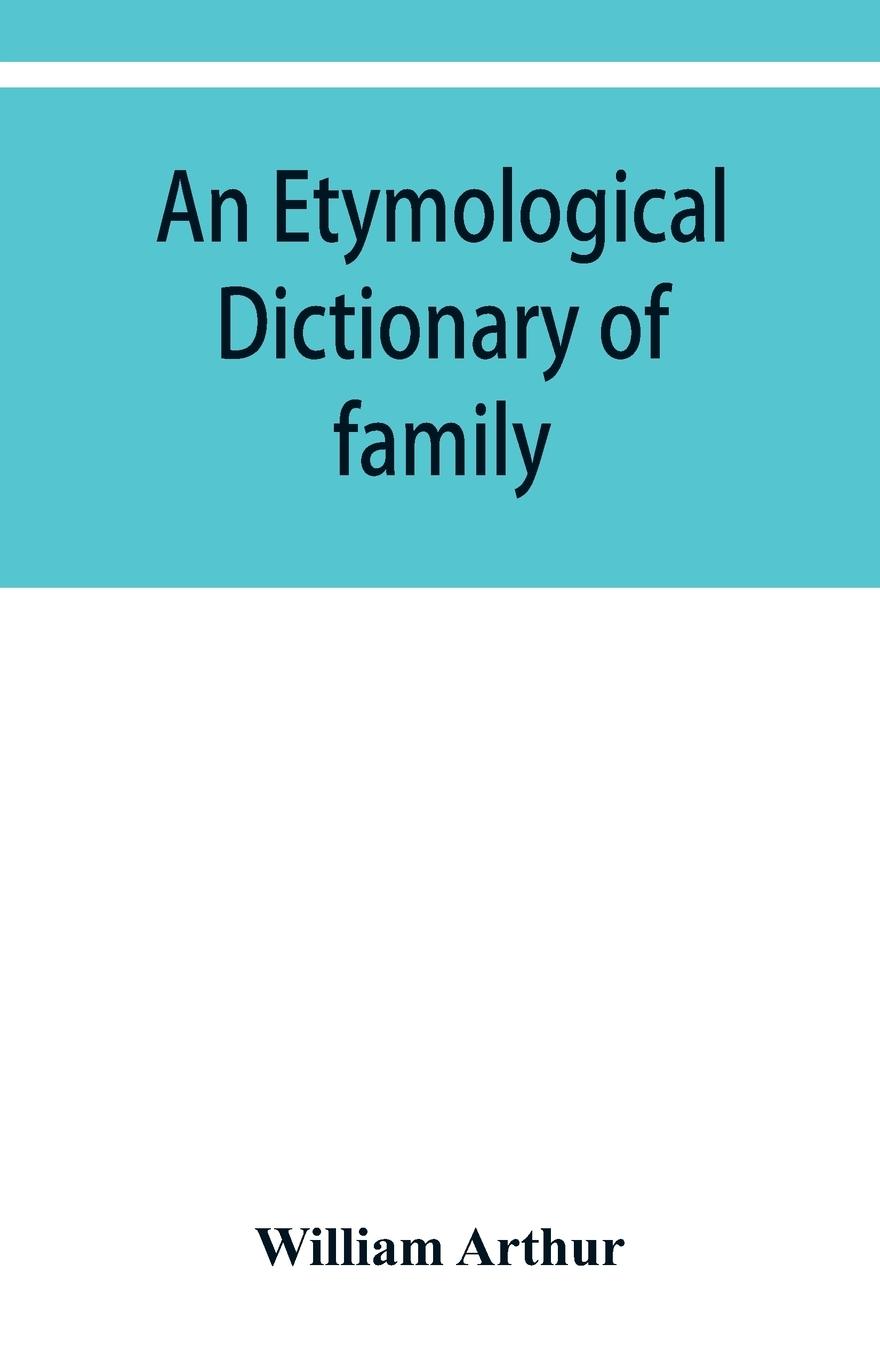 Vorderes Coverbild An etymological dictionary of family and Christian names