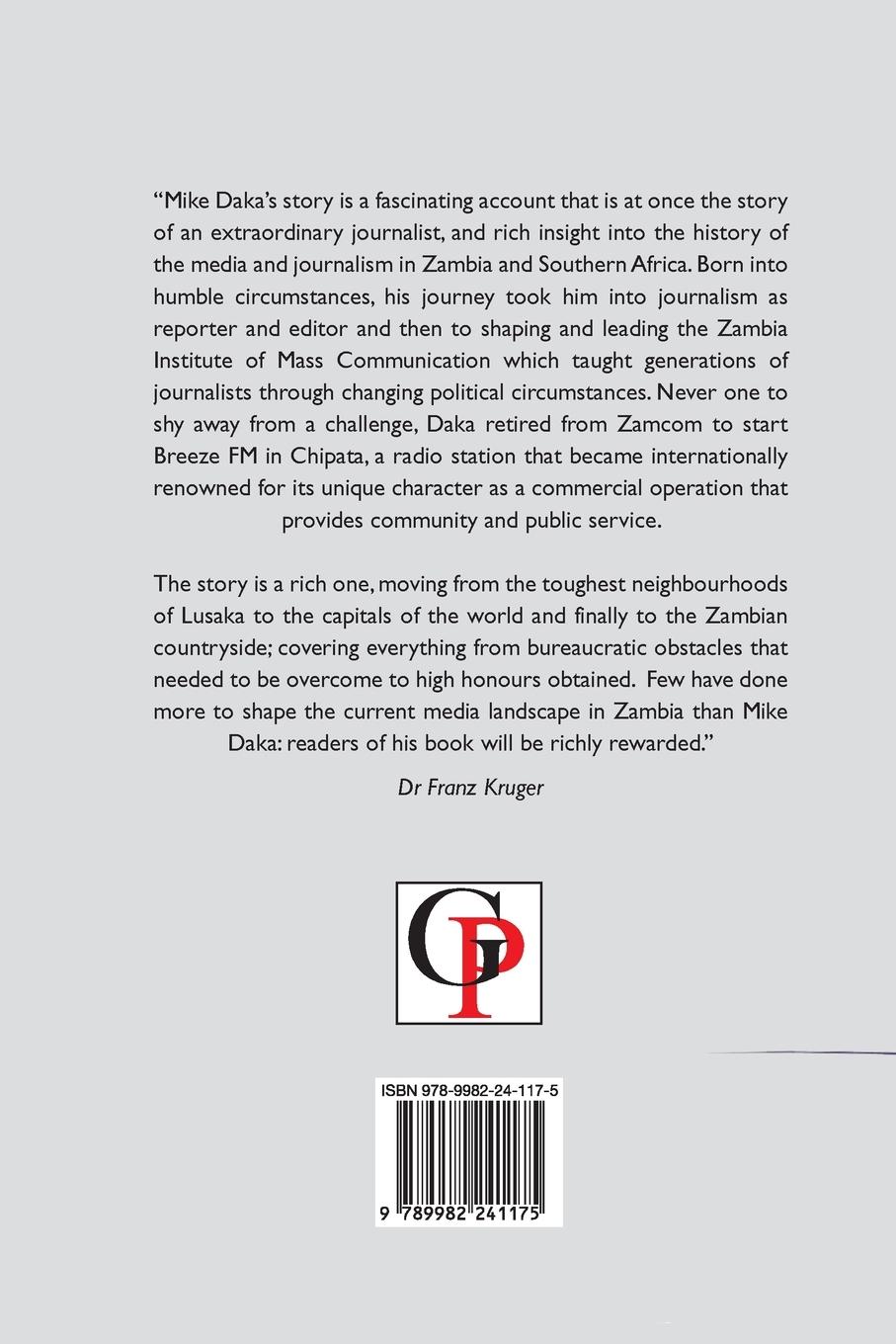 Rückseitencover A Zambian Journalist