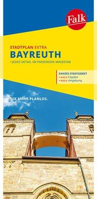 Vorderes Coverbild Falk Stadtplan Extra Bayreuth 1:15 000