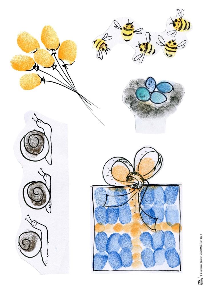 Beispielinhalt (Bild) Zahlen lernen mit der Erzählschiene.