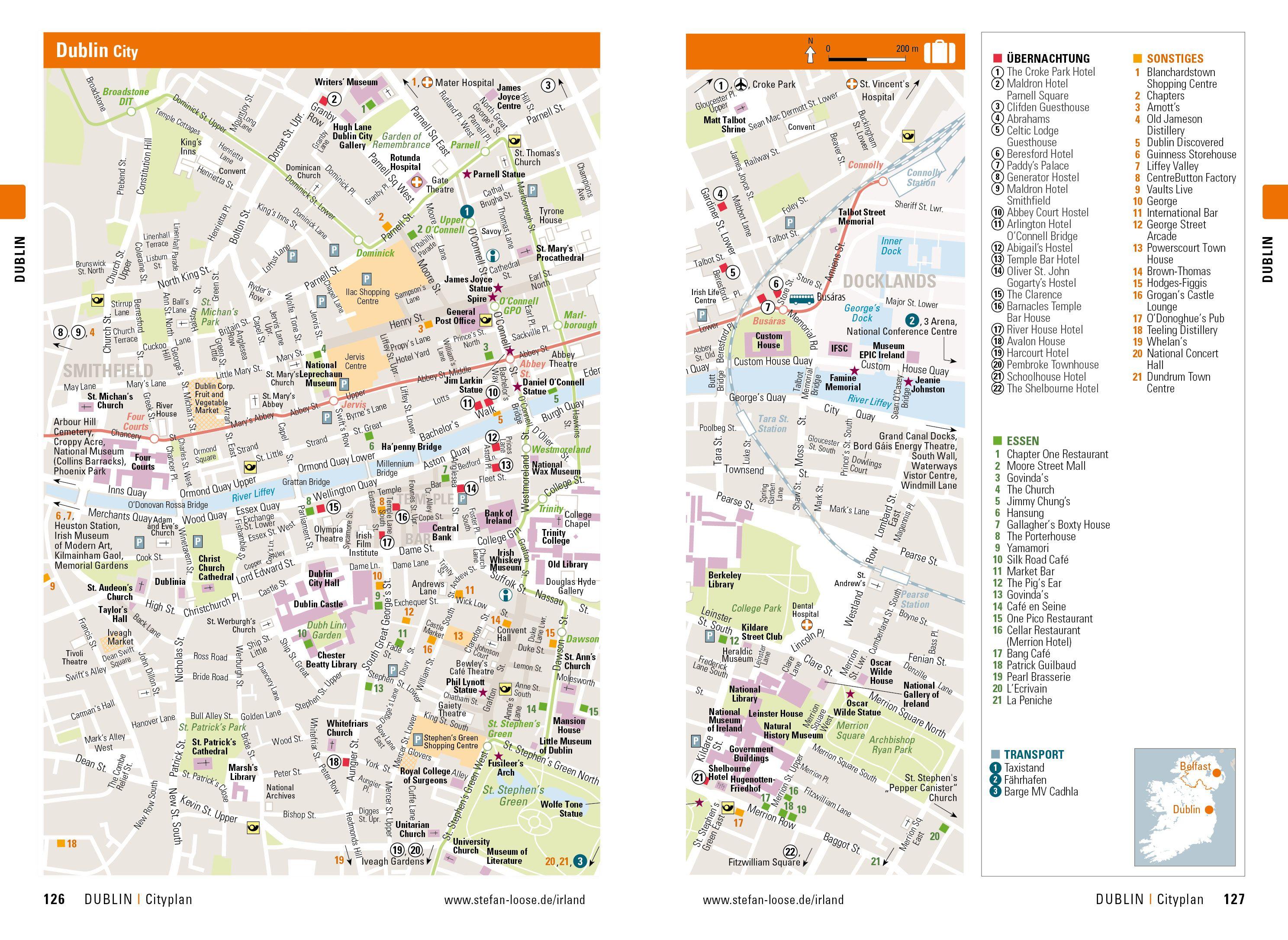 Beispielinhalt (Bild) Stefan Loose Reiseführer Irland