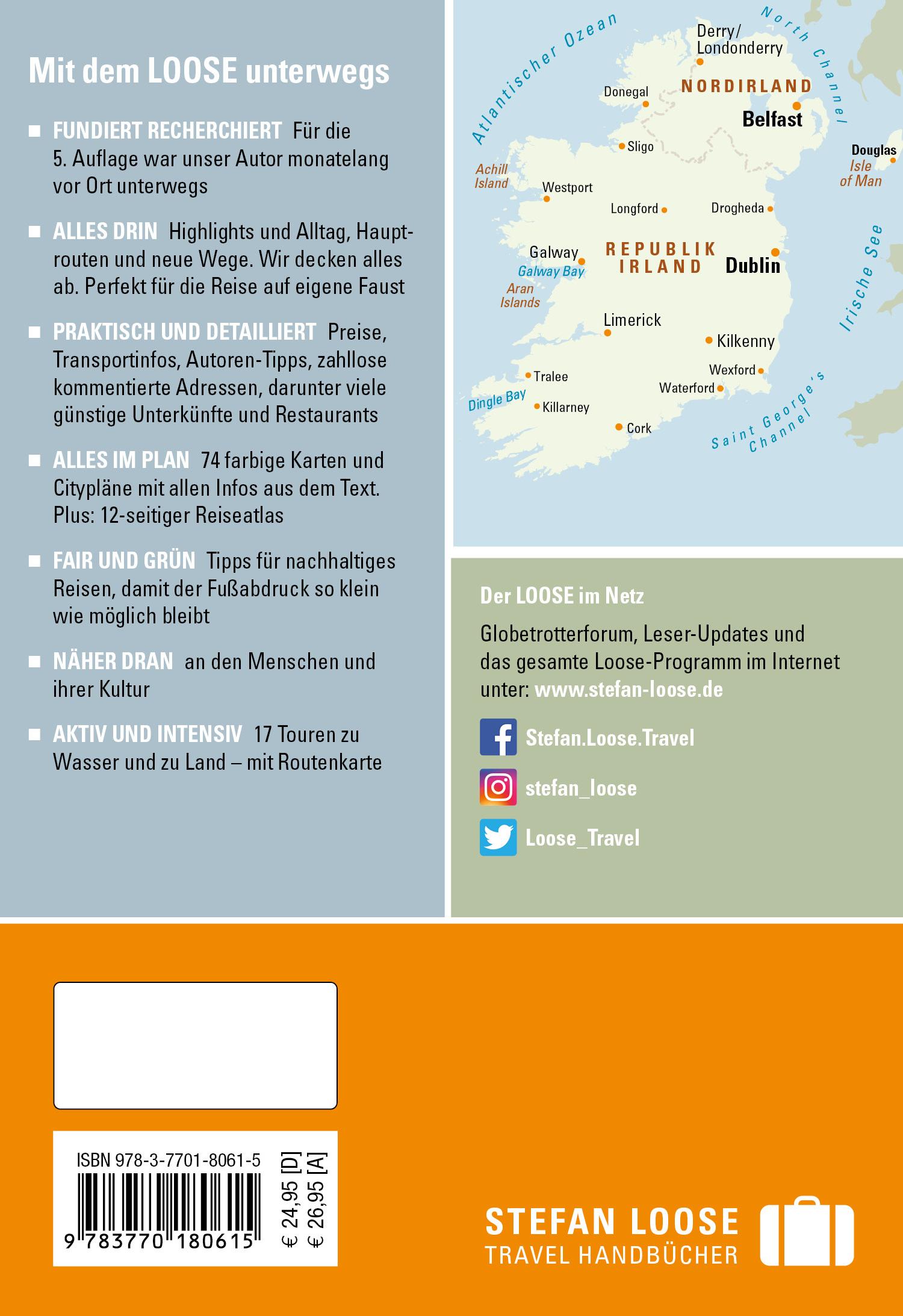Rückseitencover Stefan Loose Reiseführer Irland