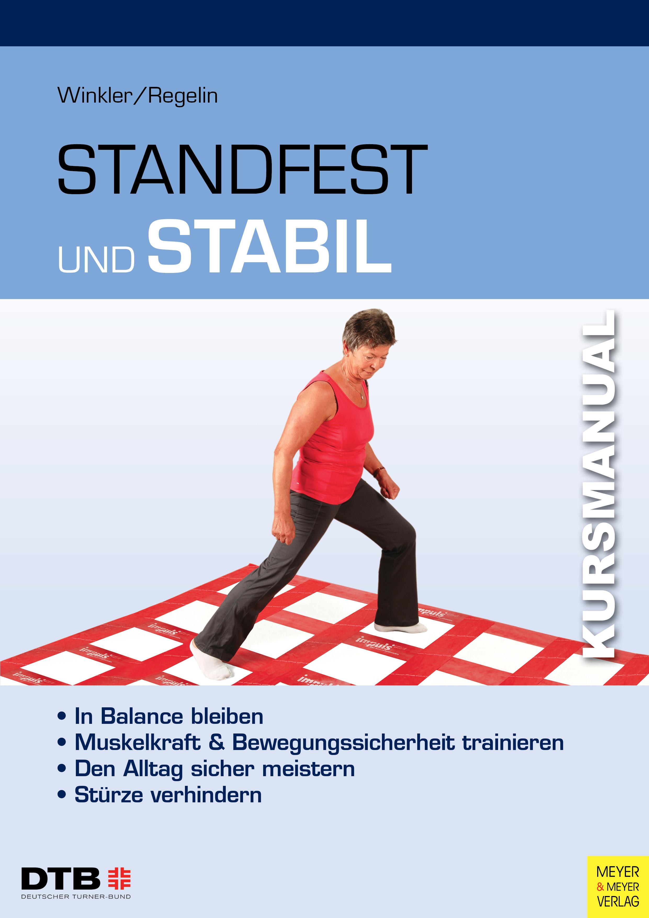 Vorderes Coverbild Kursmanual Standfest und stabil