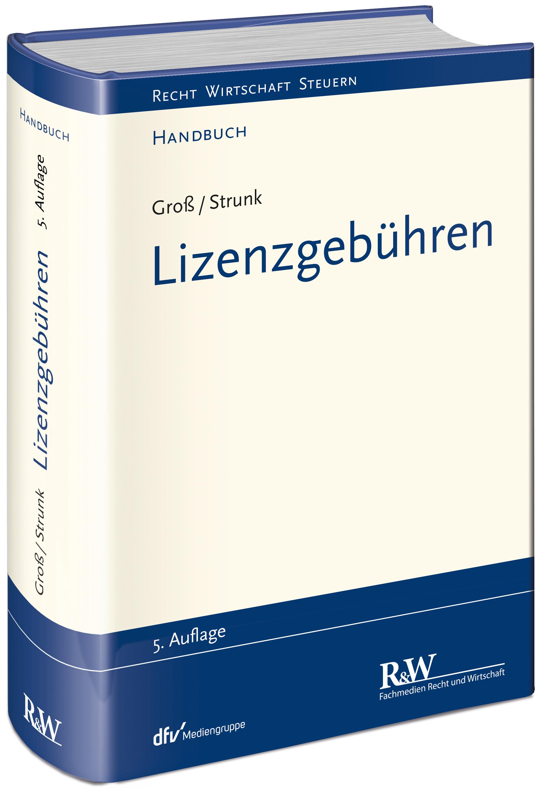 Vorderes Coverbild Lizenzgebühren