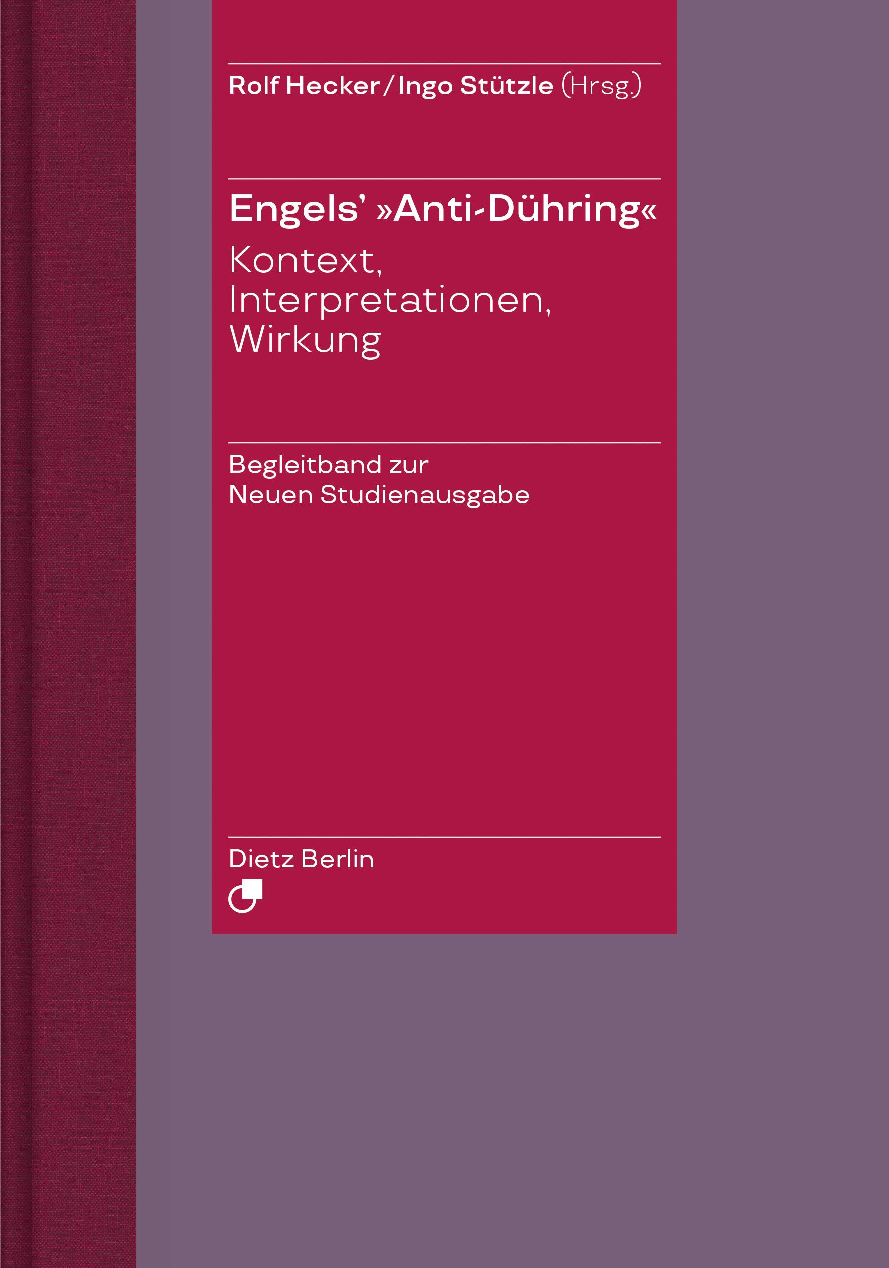 Vorderes Coverbild Herrn Eugen Dühring's Umwälzung der Wissenschaft / Engels' "Anti-Dühring".