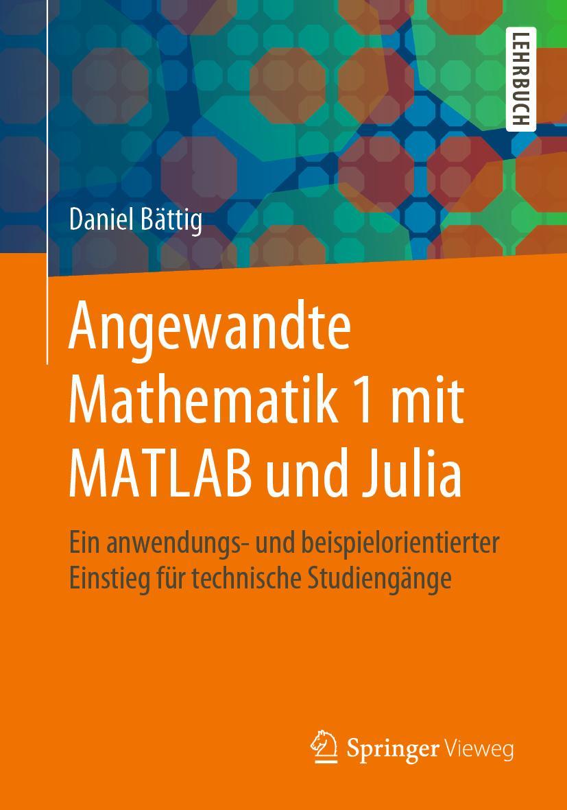 Vorderes Coverbild Angewandte Mathematik 1 mit MATLAB und Julia