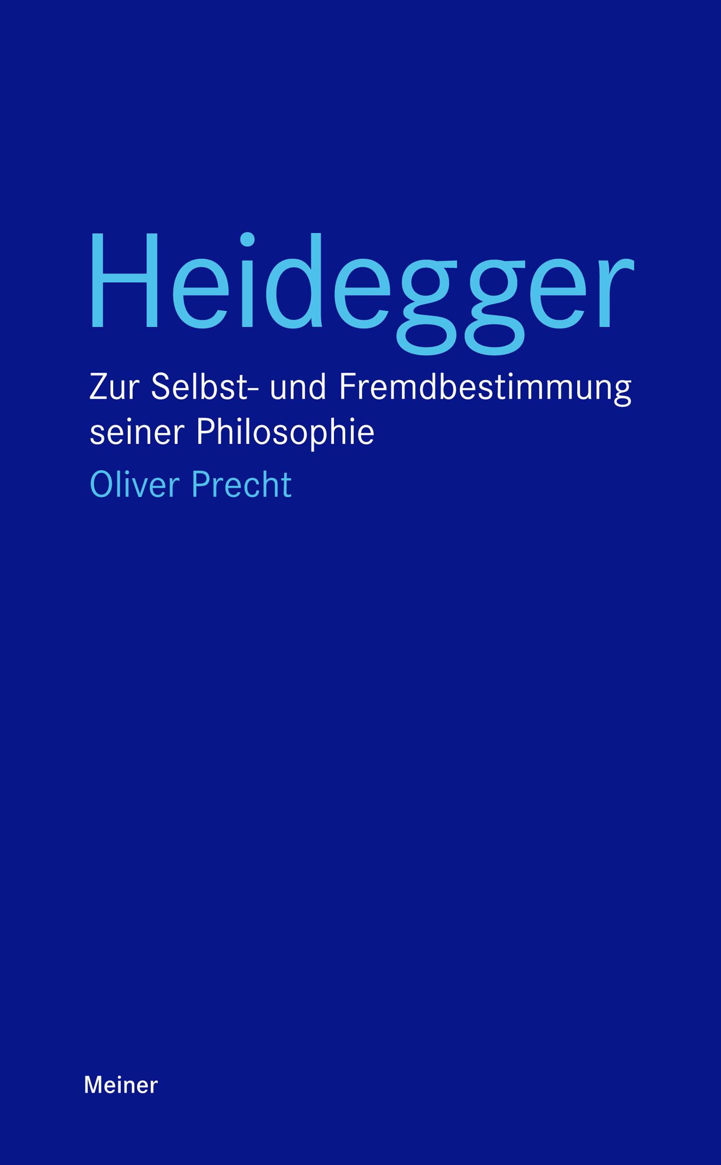 Vorderes Coverbild Heidegger