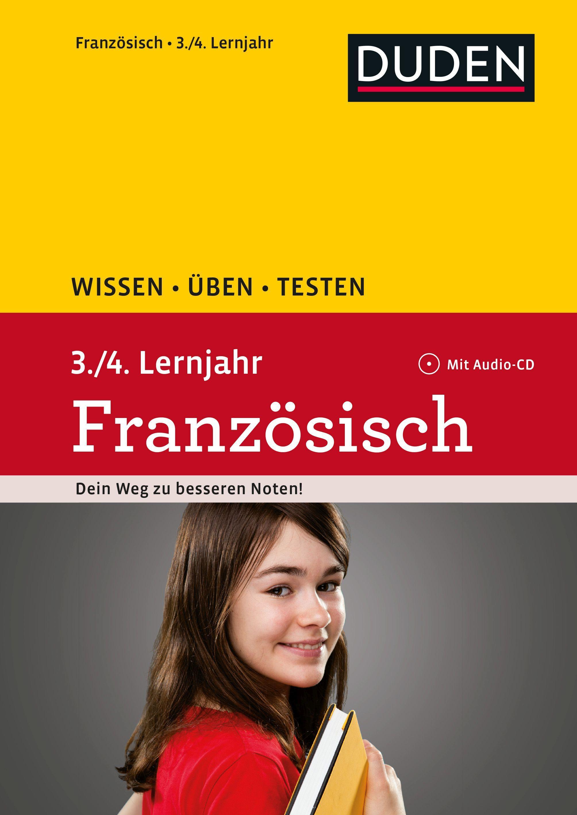 Vorderes Coverbild Wissen - Üben - Testen: Französisch 3./4. Lernjahr