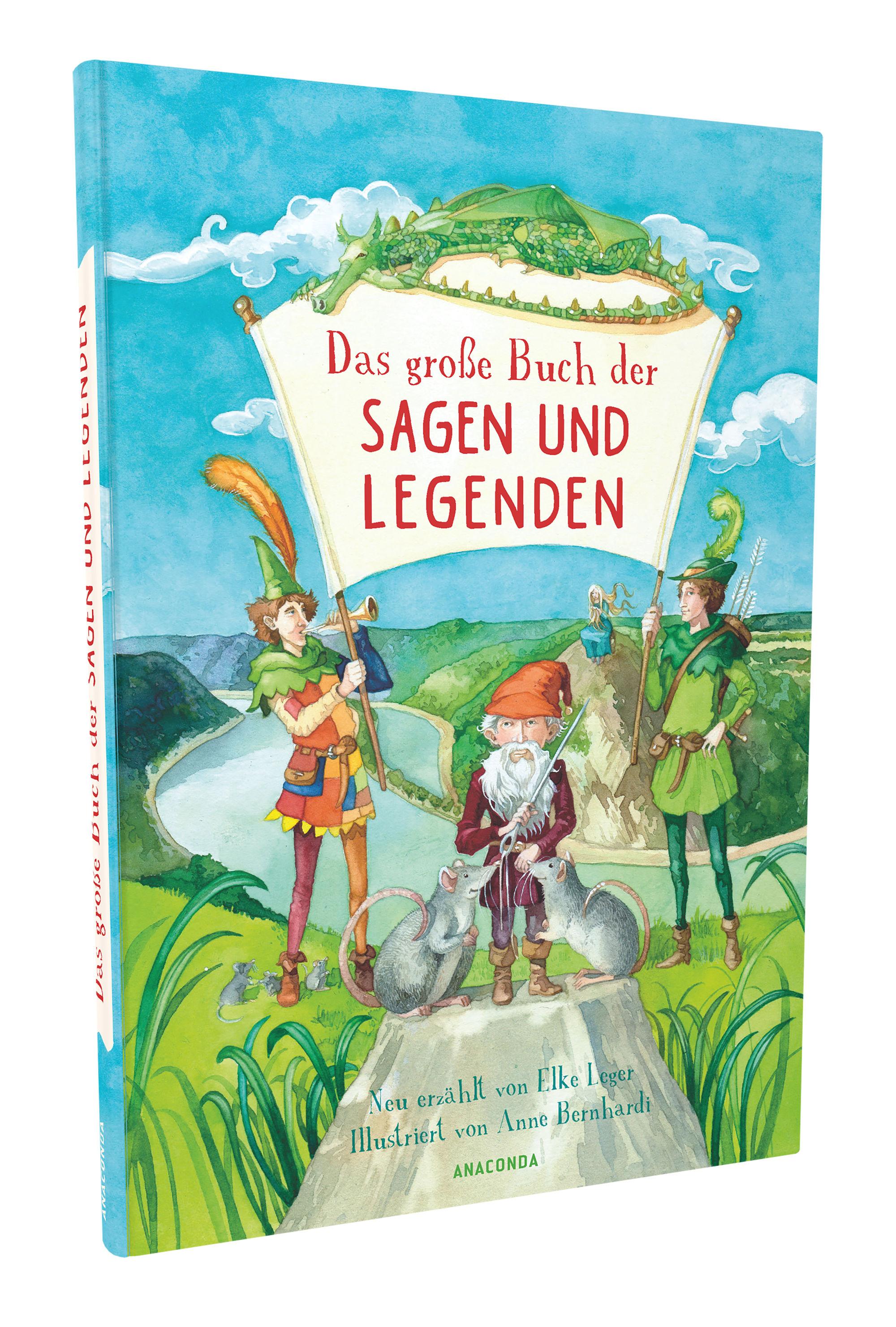 Beispielinhalt (Bild) Das große Buch der Sagen und Legenden für Kinder