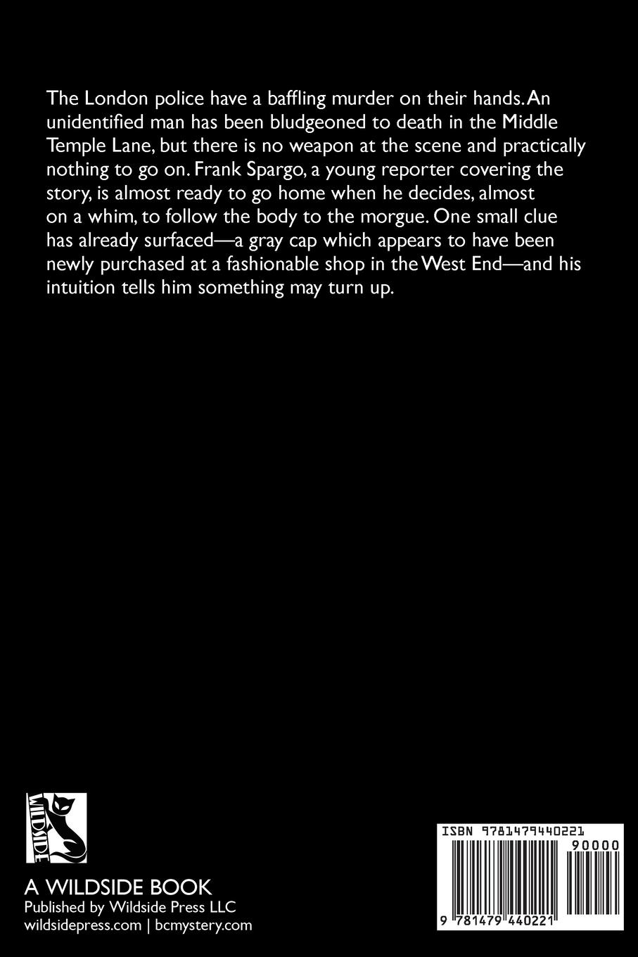 Rückseitencover The Middle Temple Murder