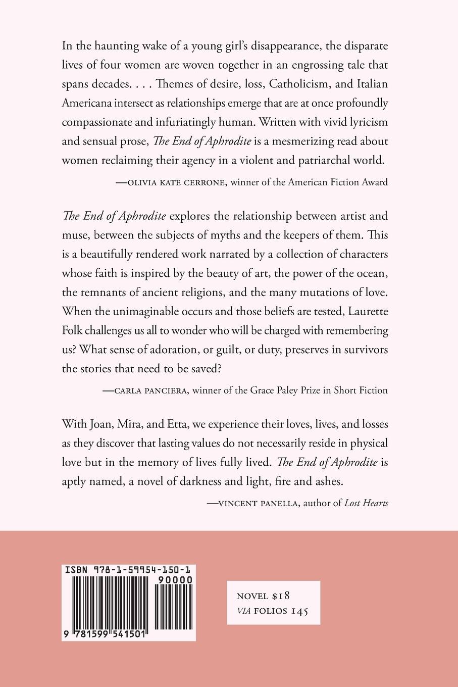 Rückseitencover The End of Aphrodite