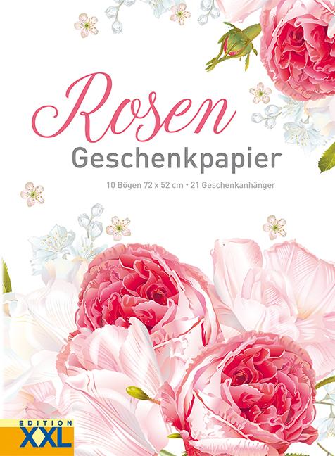 Vorderes Coverbild Rosen - Geschenkpapier