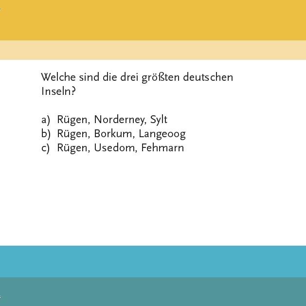 Beispielinhalt (Bild) Das Küsten-Quiz