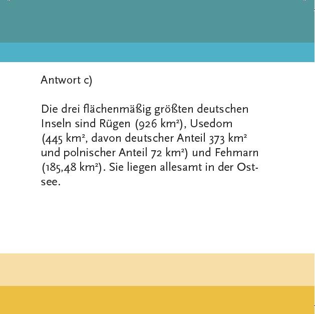 Beispielinhalt (Bild) Das Küsten-Quiz