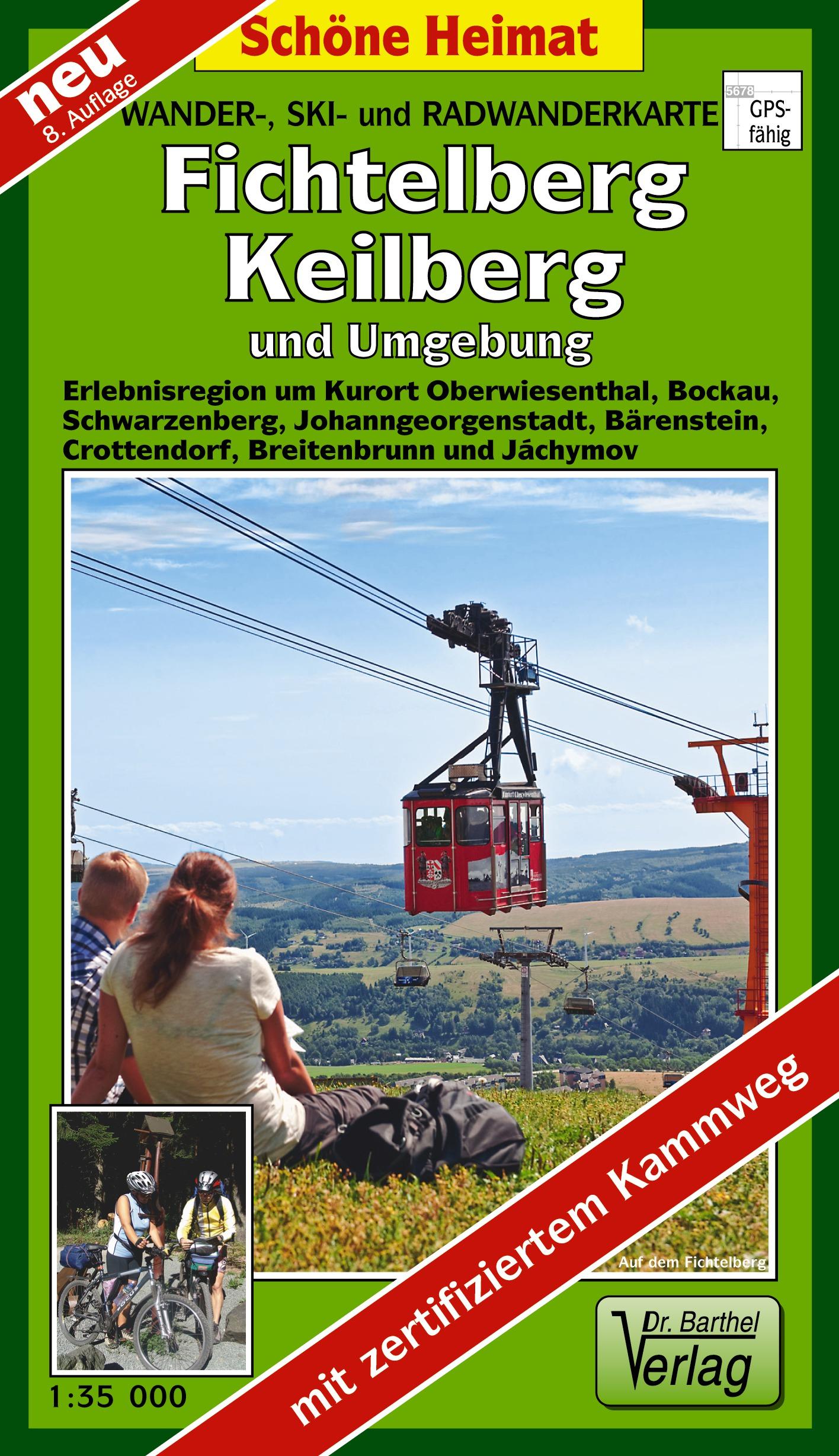 Vorderes Coverbild Fichtelberg, Keilberg und Umgebung 1 : 35 000