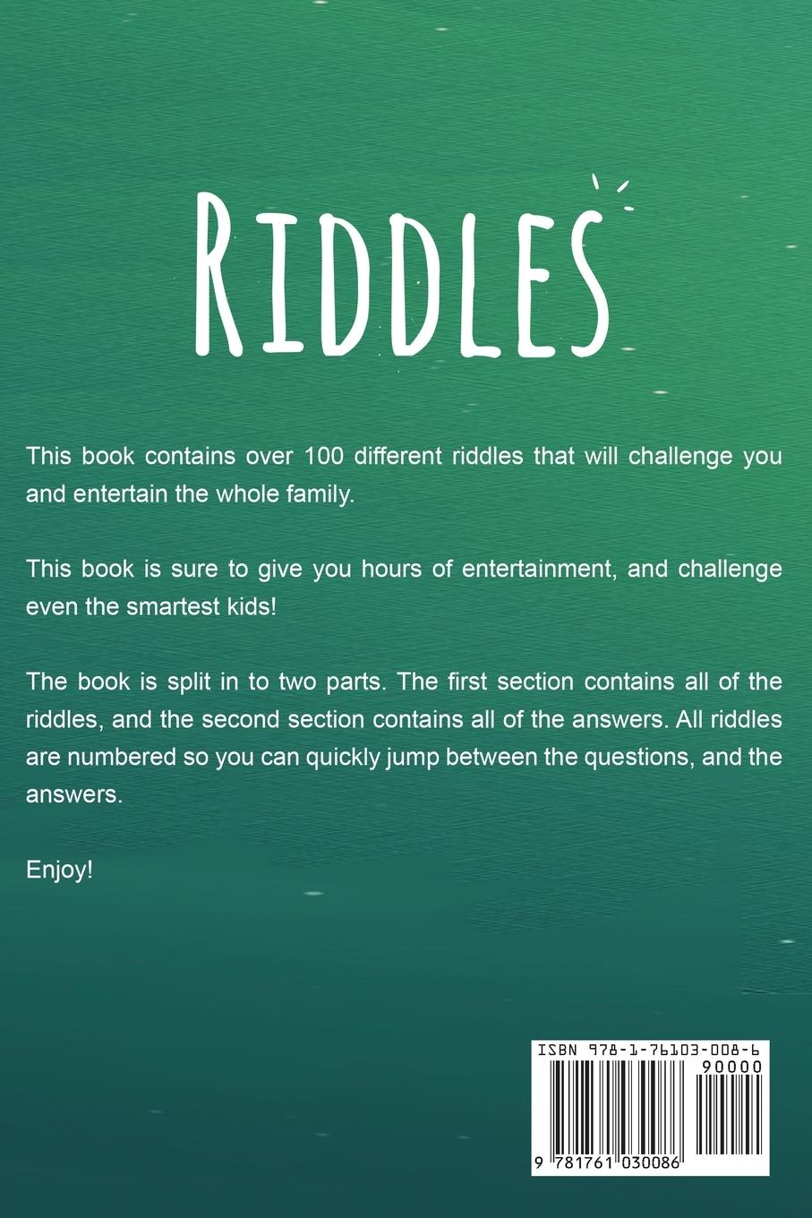 Rückseitencover Riddles