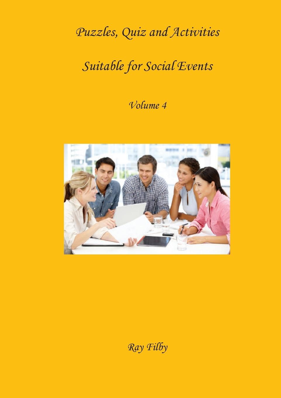 Vorderes Coverbild Puzzles, Quiz and Activities Suitable for Social Events Volume 4