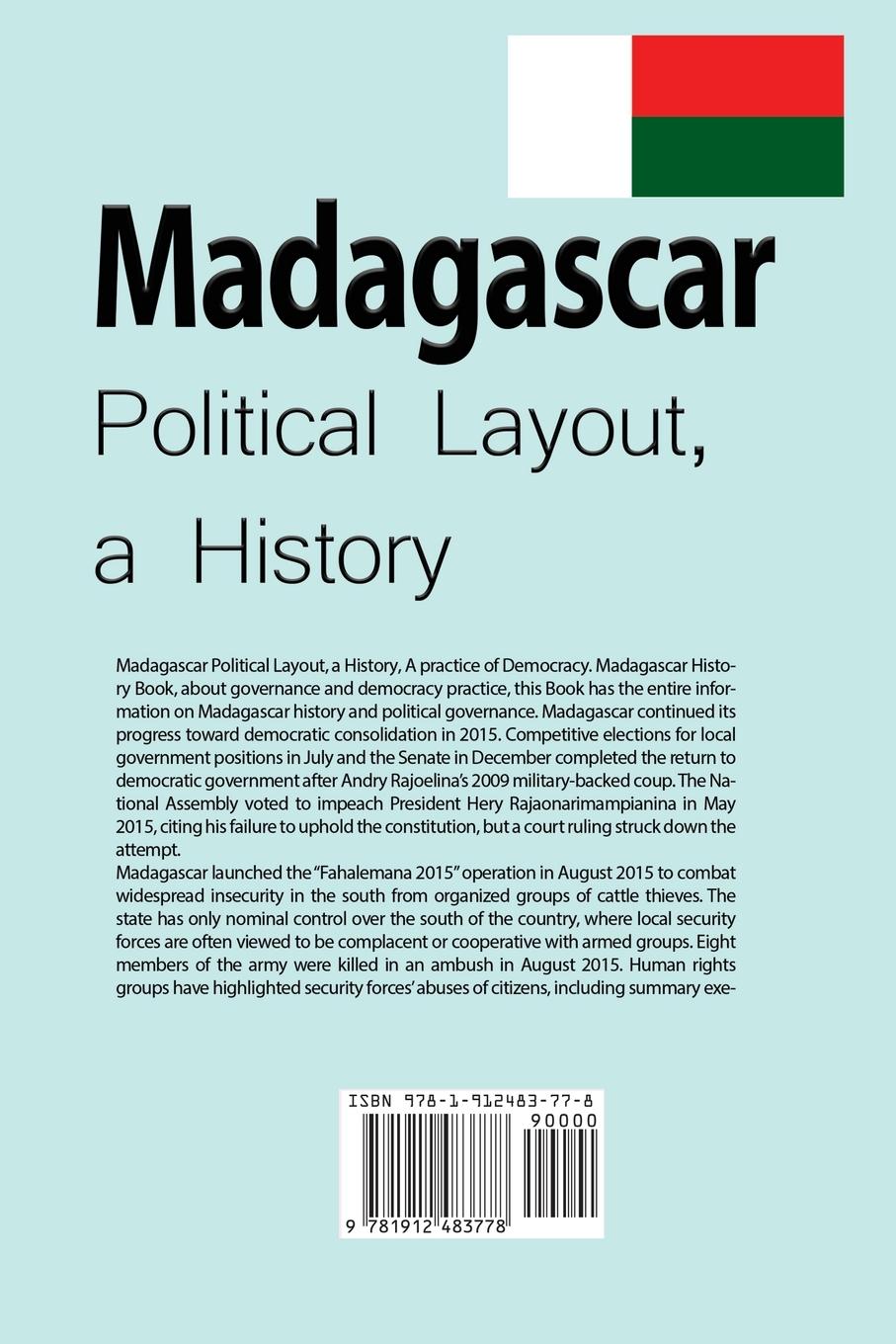 Rückseitencover Madagascar Political Layout, a History