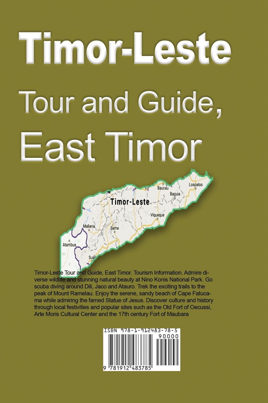 Rückseitencover Timor-Leste Tour and Guide, East Timor