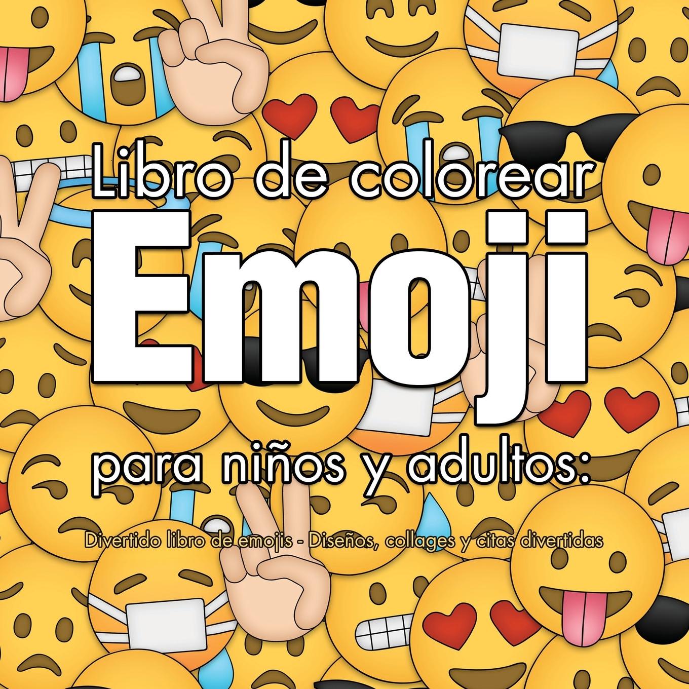 Vorderes Coverbild Libro de colorear Emoji para niños y adultos