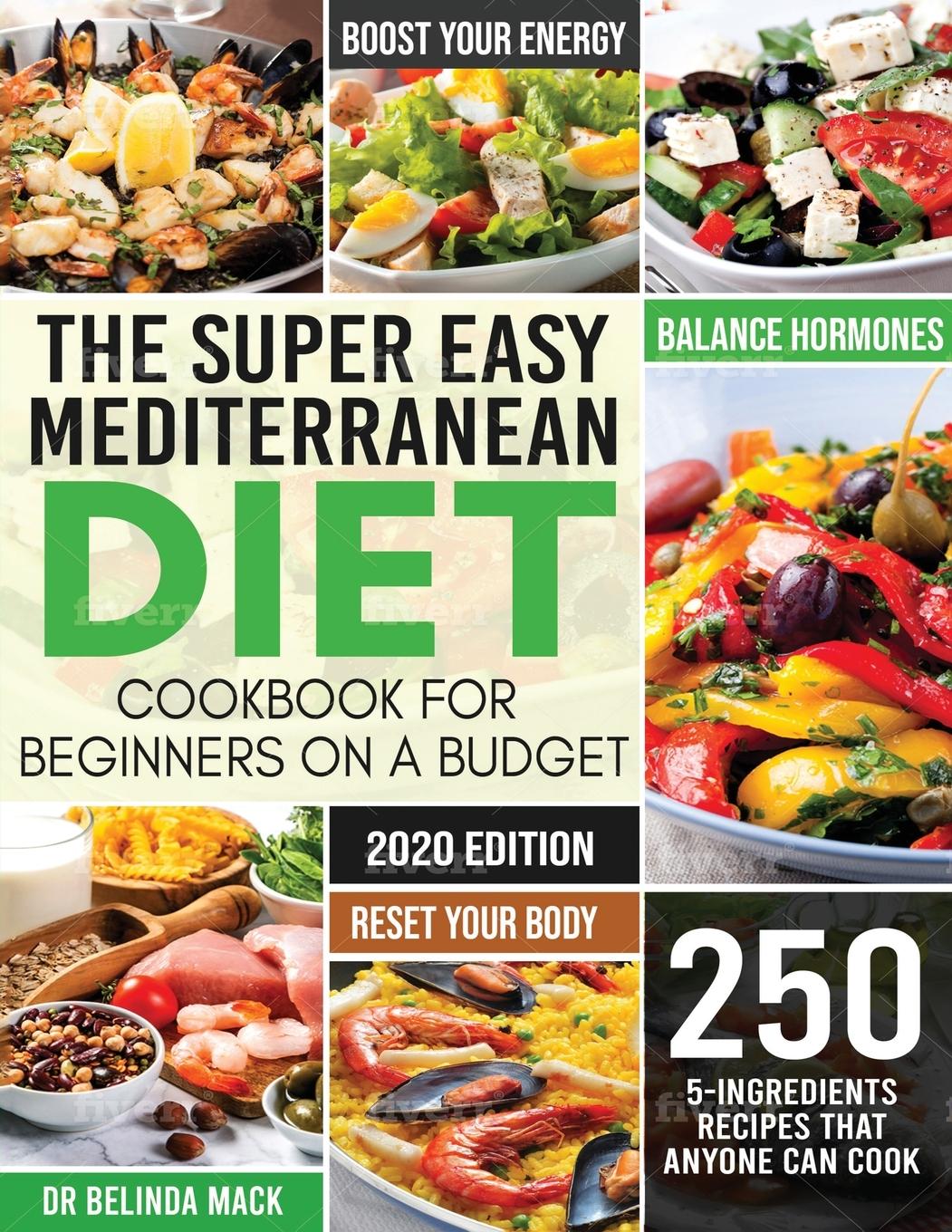 Vorderes Coverbild The Super Easy Mediterranean Diet Cookbook for Beginners on a Budget