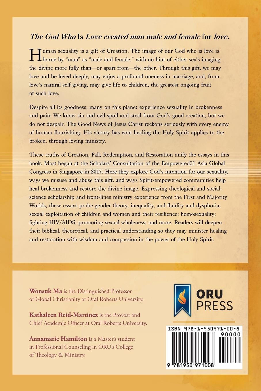 Rückseitencover Human Sexuality and the Holy Spirit