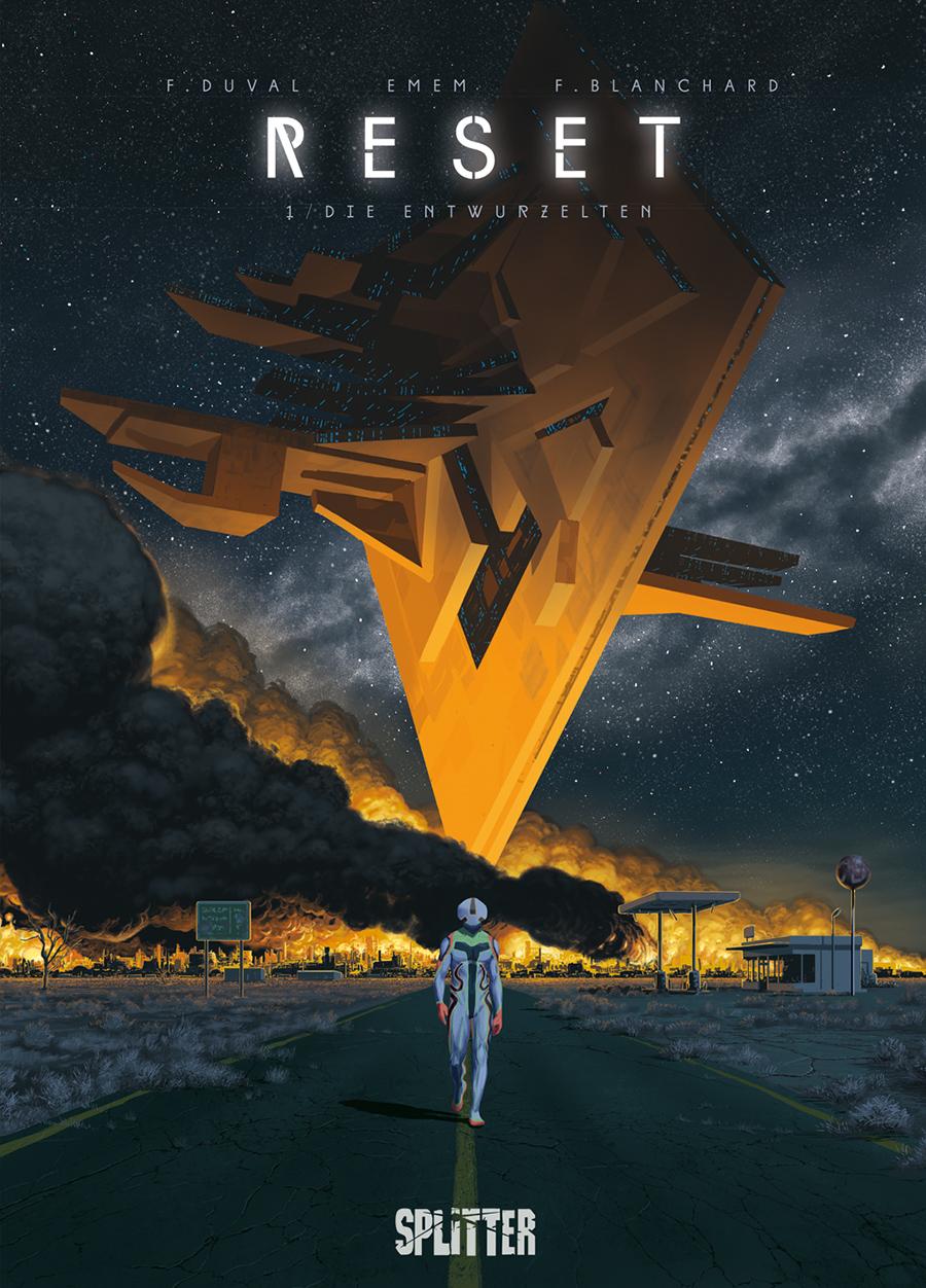 Vorderes Coverbild Reset. Band 1