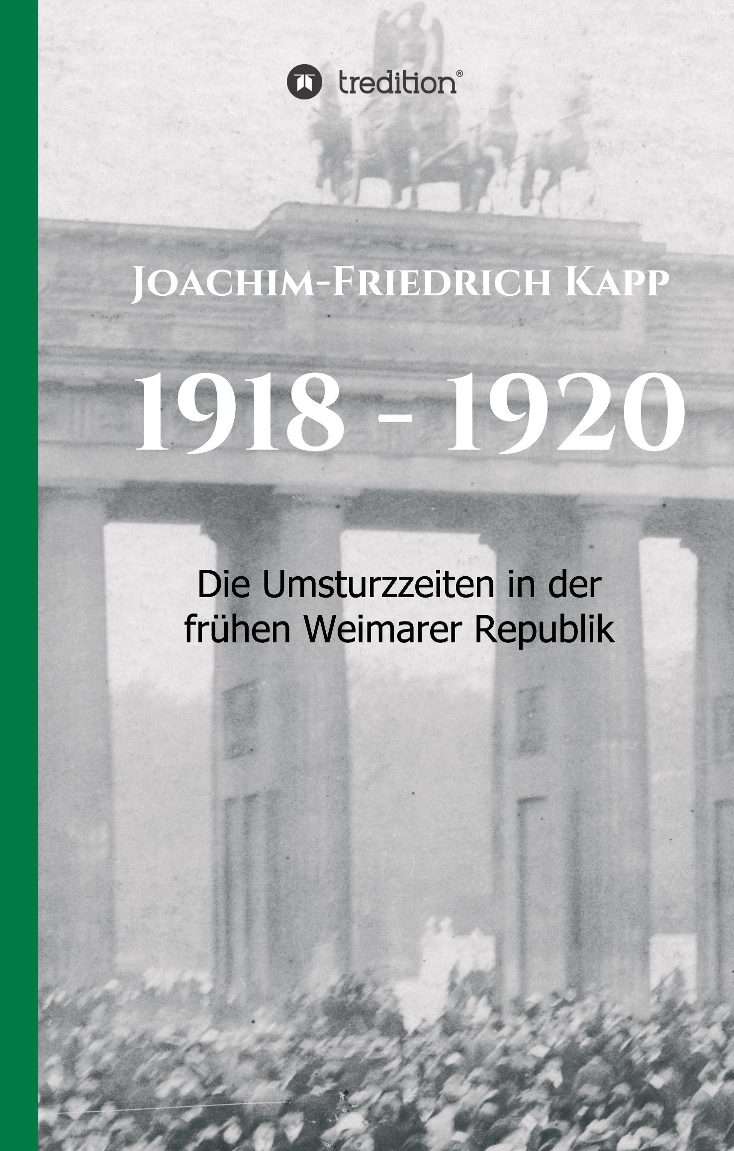 Vorderes Coverbild 1918 - 1920