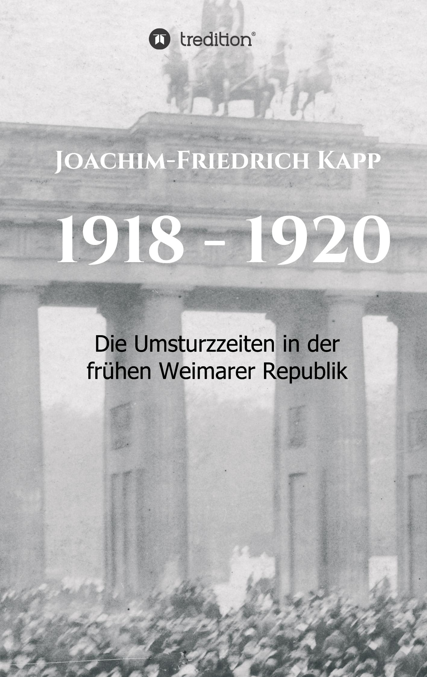 Vorderes Coverbild 1918 - 1920