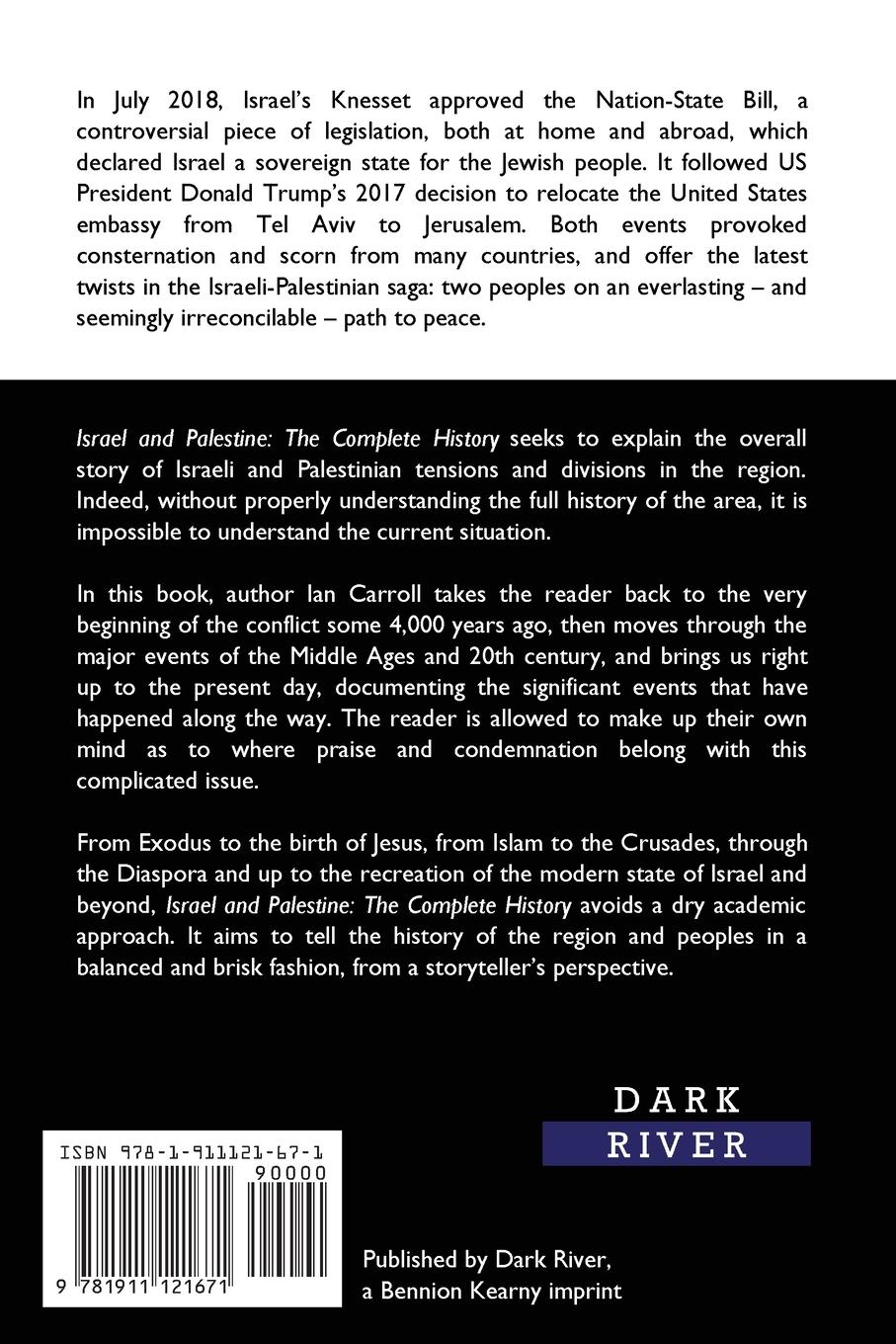 Rückseitencover Israel and Palestine