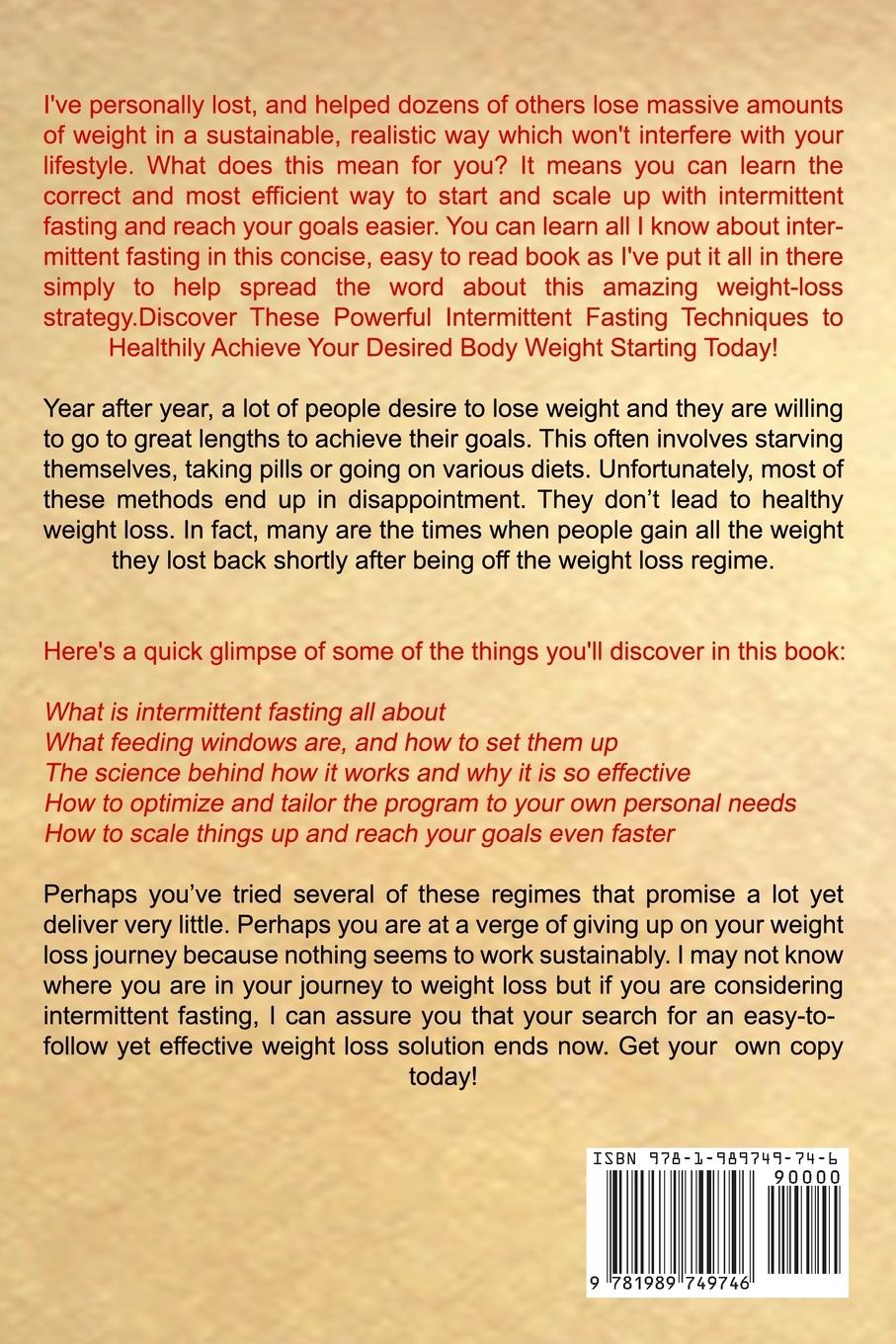 Rückseitencover Intermittent Fasting