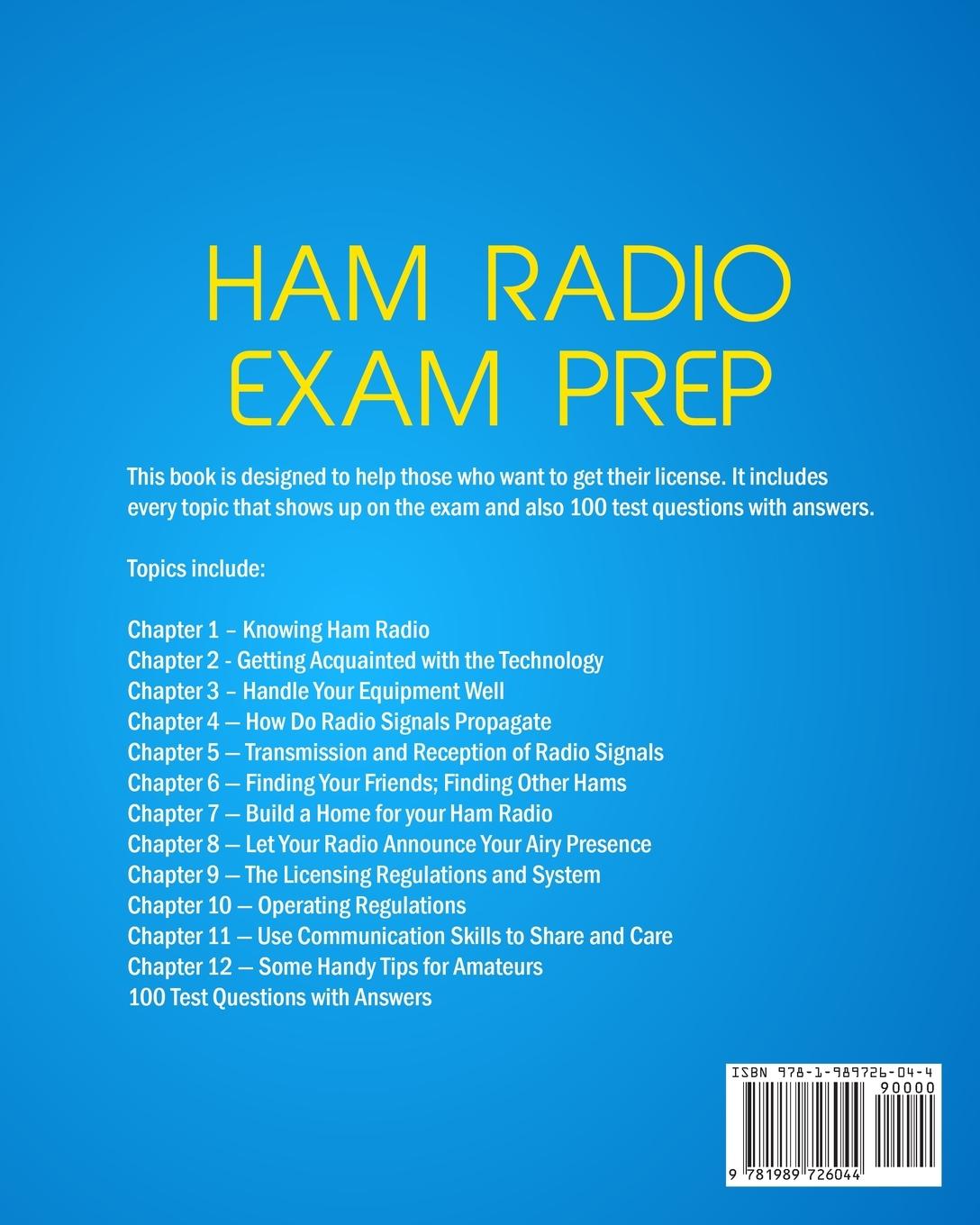 Rückseitencover Ham Radio Exam Prep