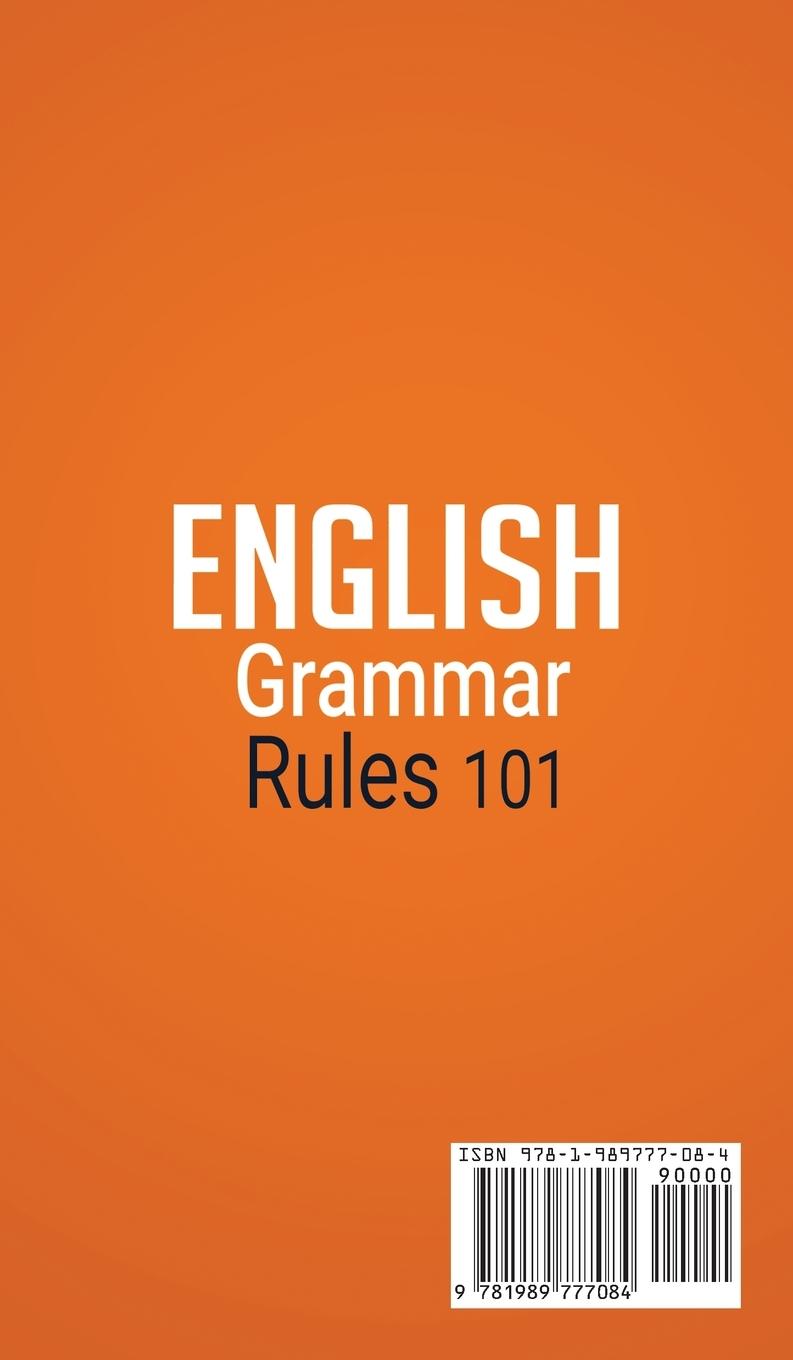Rückseitencover English Grammar Rules 101